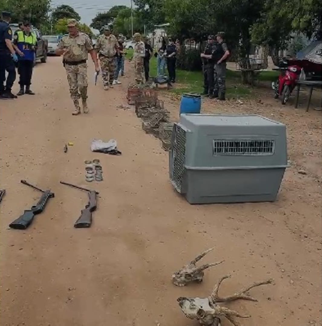 La Policía descubre pesca y caza clandestina en distintos puntos de la provincia